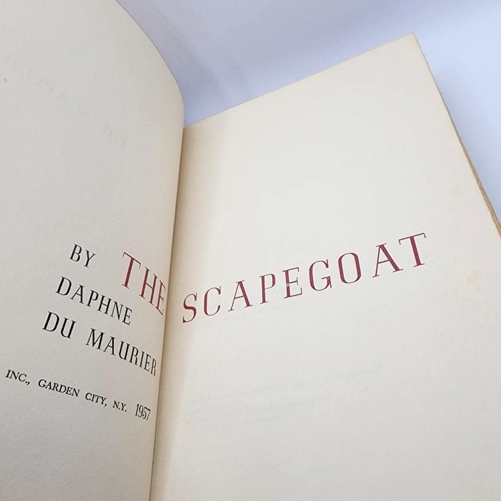 The Scapegoat, Daphne du‎ Maurier, Doubleday DJ 1957